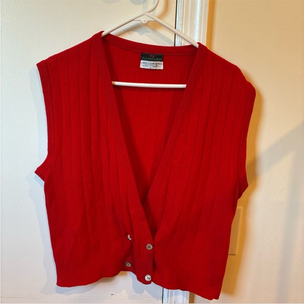AF Vintage Cashmere double breasted Vest